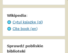 Wikipedia: Cytuj książkę (pl)